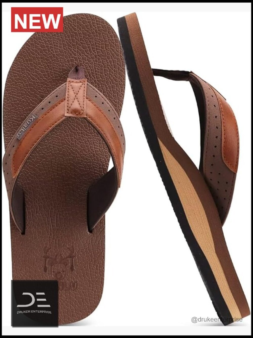 Men's Yoga Mat Flip Flops with Arch Support Cushion Sandals